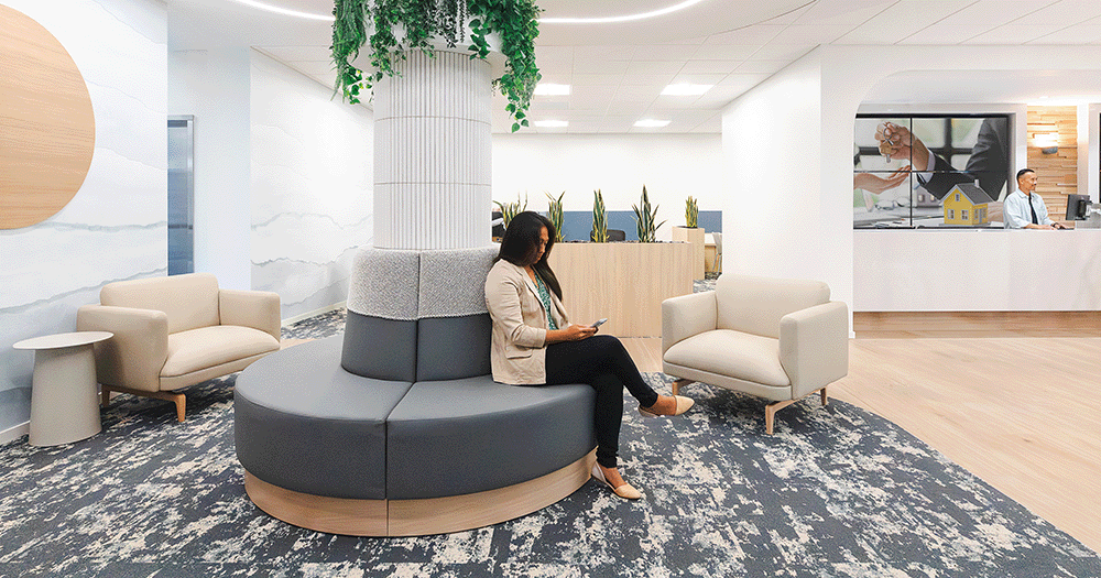 Downey branch interior